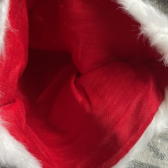 NWT Christmas Santa Hat & Beard Mask Set Red & White Santa Costume Cosplay - Picture 2 of 12